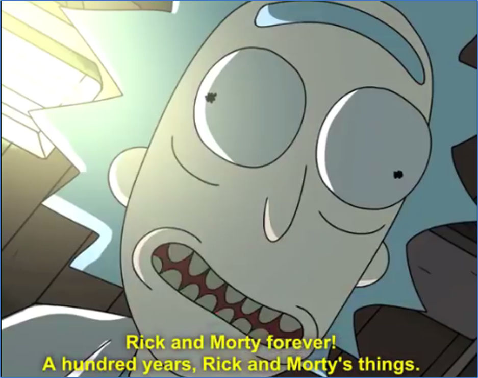 Japanese Rick and Morty