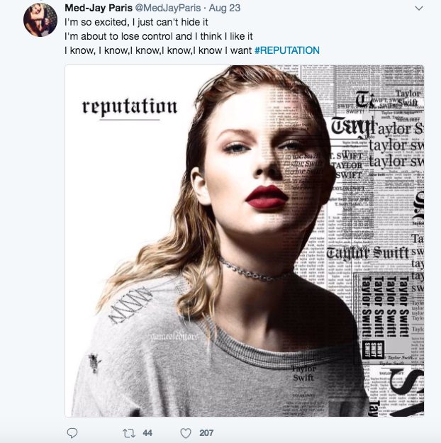 Taylor Swift twitter news