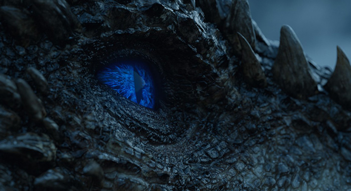 The dragon becoming part of the night army