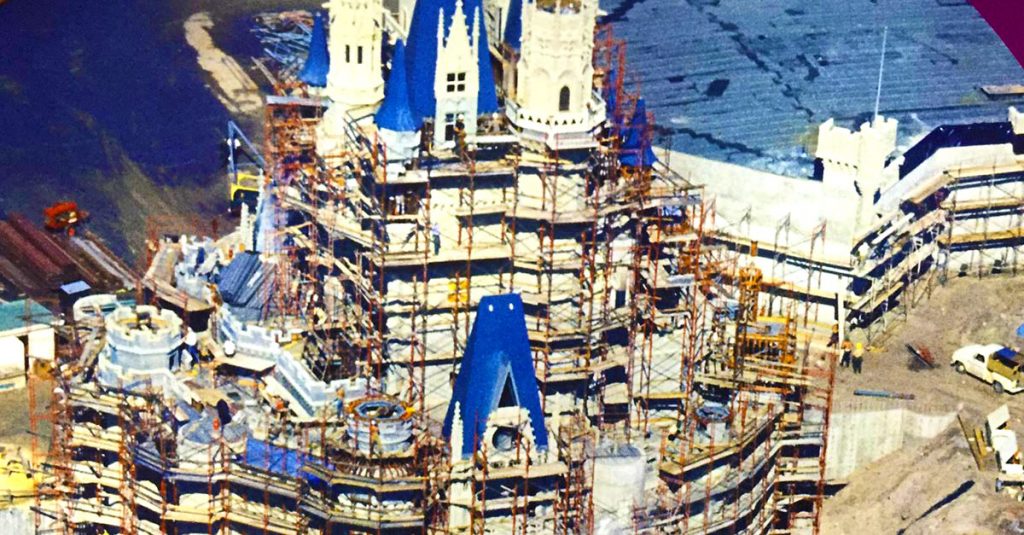 The Superstructure Underneath The Castle Is Made Of Steel
