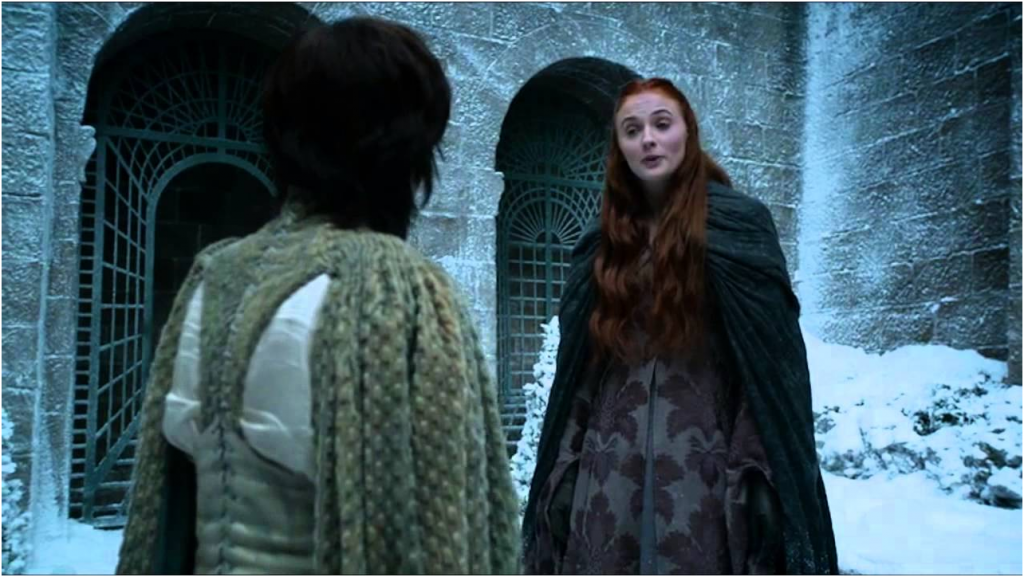 Sansa Stark in Winterfell