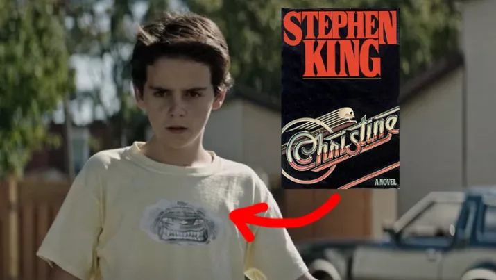 Eddie's Angry Faced Car Shirt References Another Stephen King Novel Turned Movie