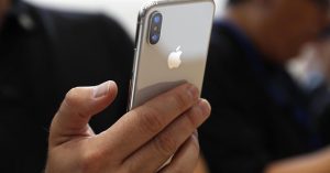 iPhone X has a 5.8 inch Super Retina HD display