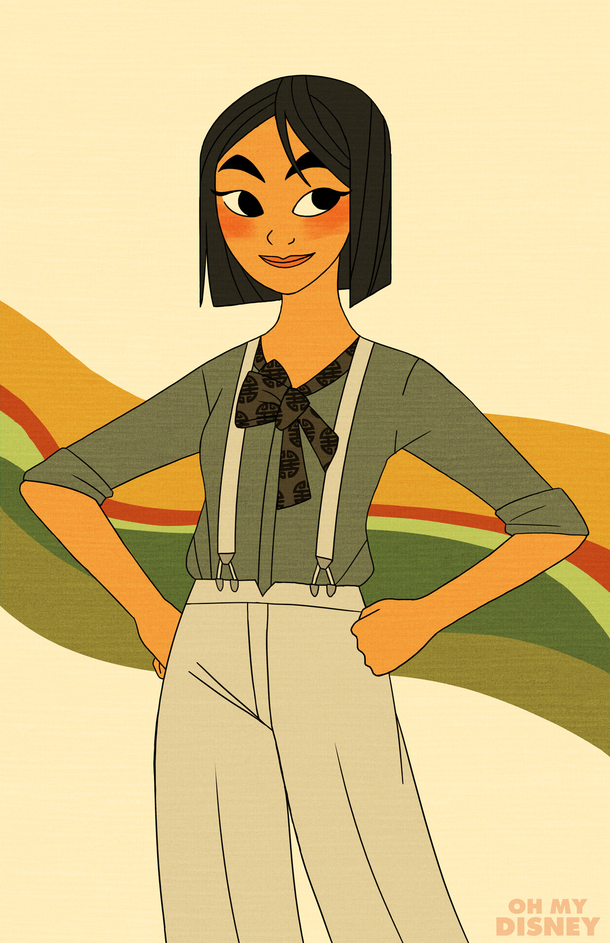 Retro-Inspired Mulan