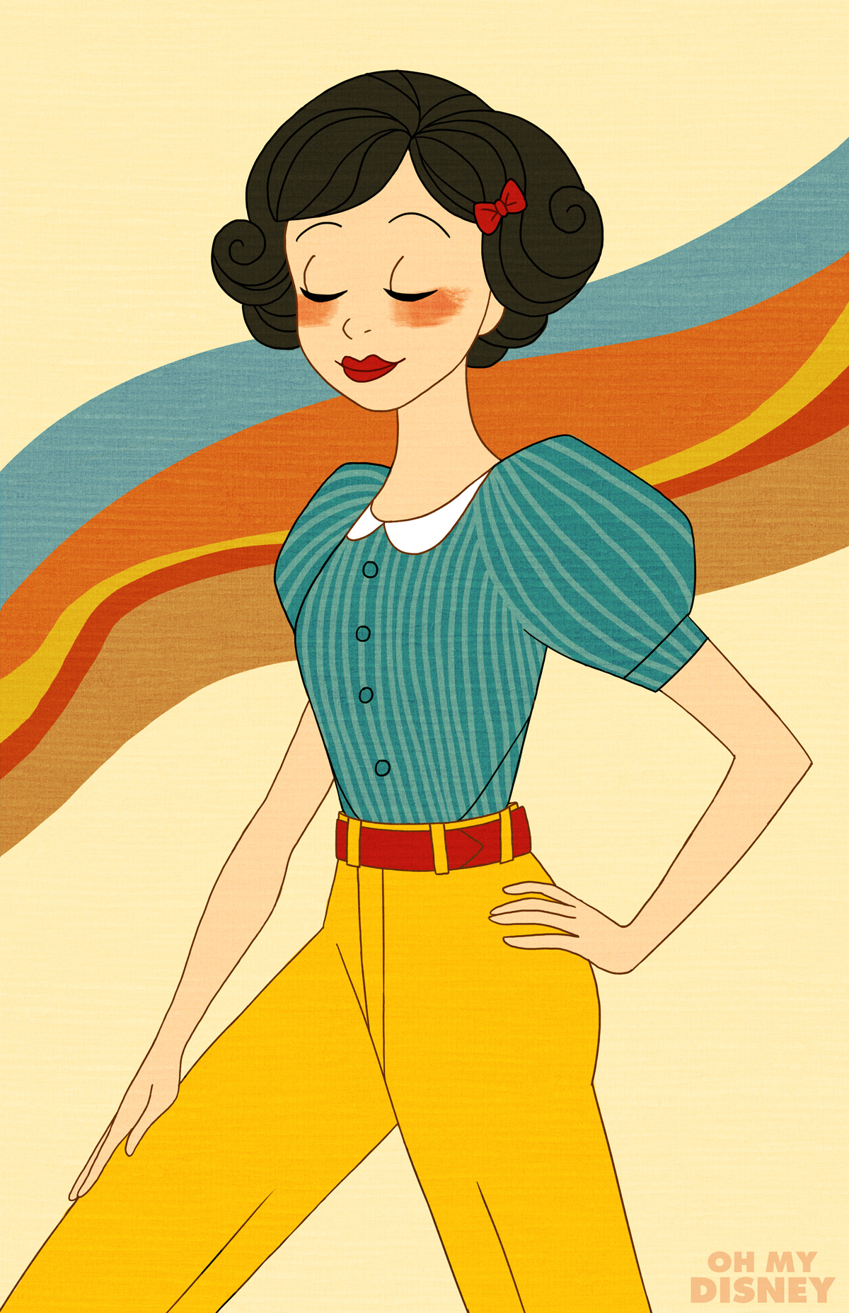 Retro-Inspired Snow White