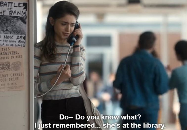 When Nancy is first looking for her friend
