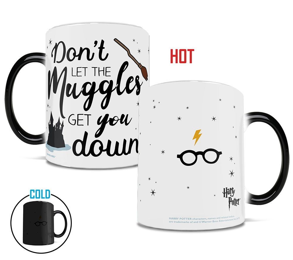 And of course there is also a special mug for harry potter fans