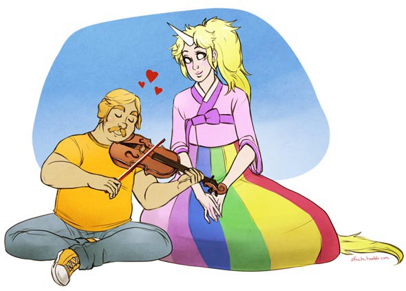 Jake The Dog And Rainicorn