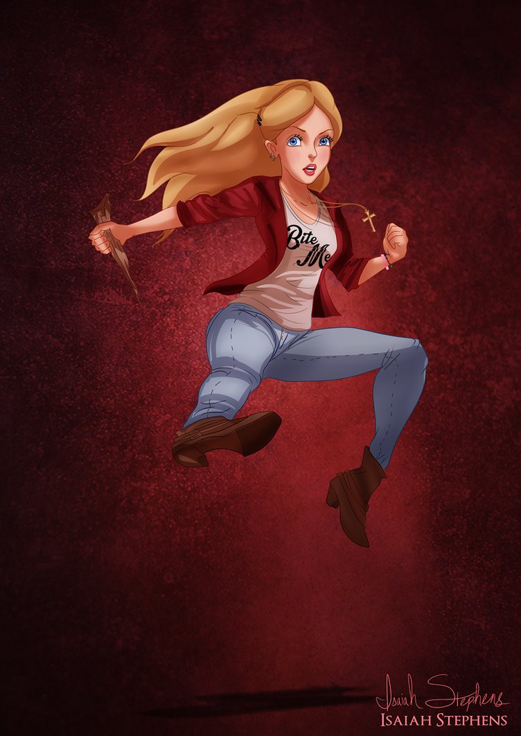 Alice as Buffy the Vampire Slayer