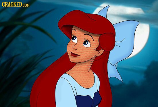 Ariel with scales