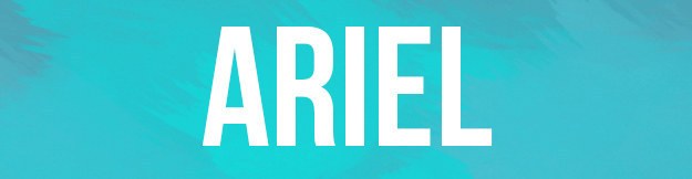 Lets start with Ariel shall we