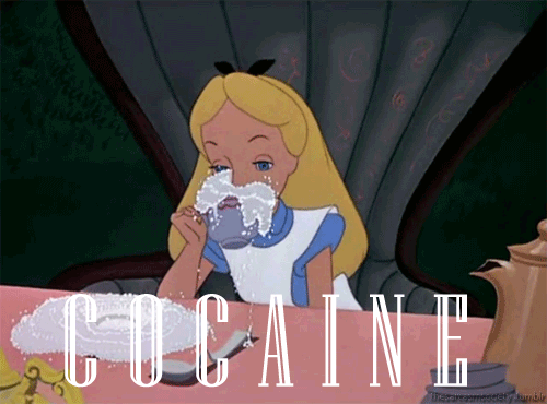 Here I thought she only did mild drugs