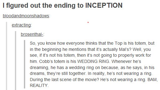 The Ending To Inception Is Finally Realized