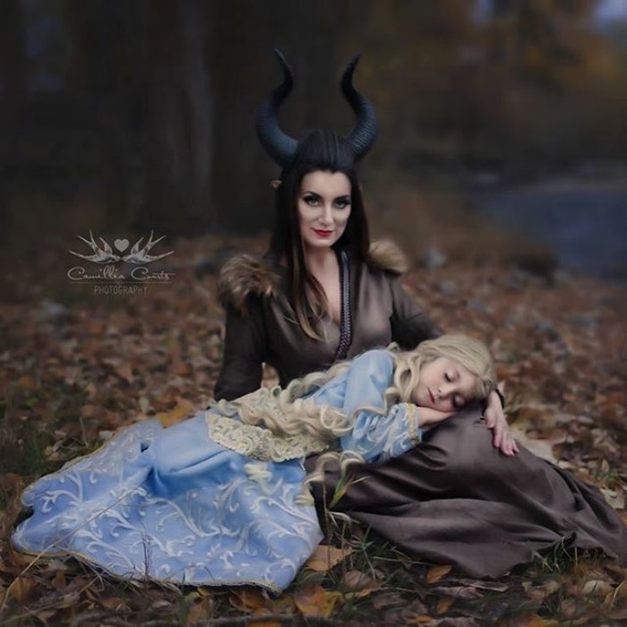 Maleficent And Princess Aurora