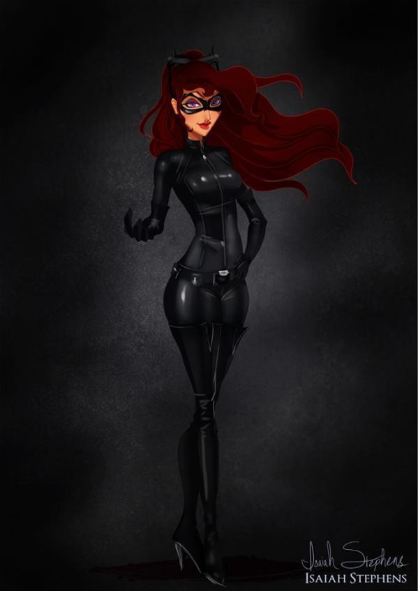 Megara as Catwoman