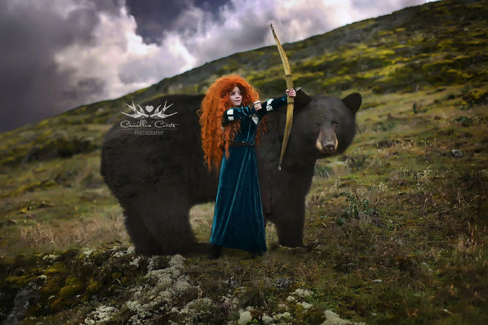 Merida And Her Mother From Brave
