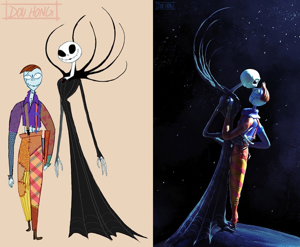 Nightmare Before Christmas Swap Design And Sculpture