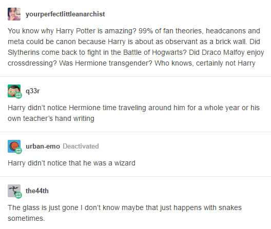 Yup, That is Harry for you