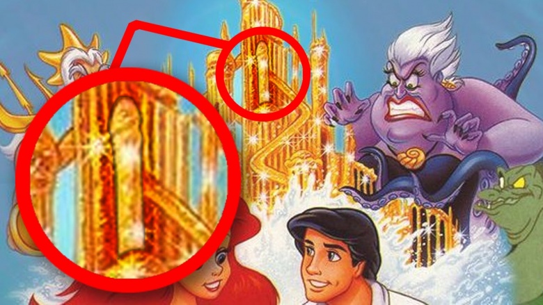 A Disgruntled Artist Drew A Phallic Image In The Little Mermaid