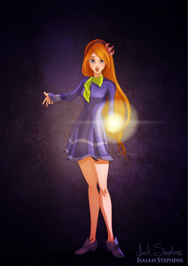Princess Giselle as Daphne Blake