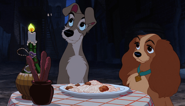Tony’s Spaghetti With Meatballs From Lady And The Tramp