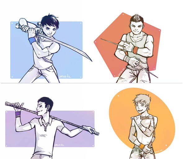 Leonardo, Raphael, Donatello