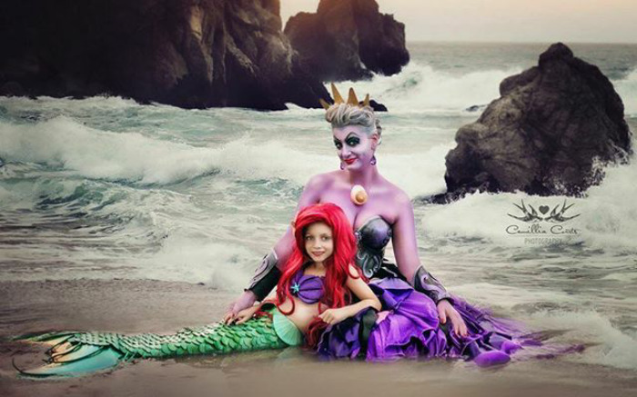 Ursula And Ariel From The Little Mermaid