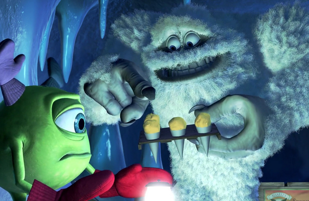 The Yellow Snow Cones From Monsters Inc