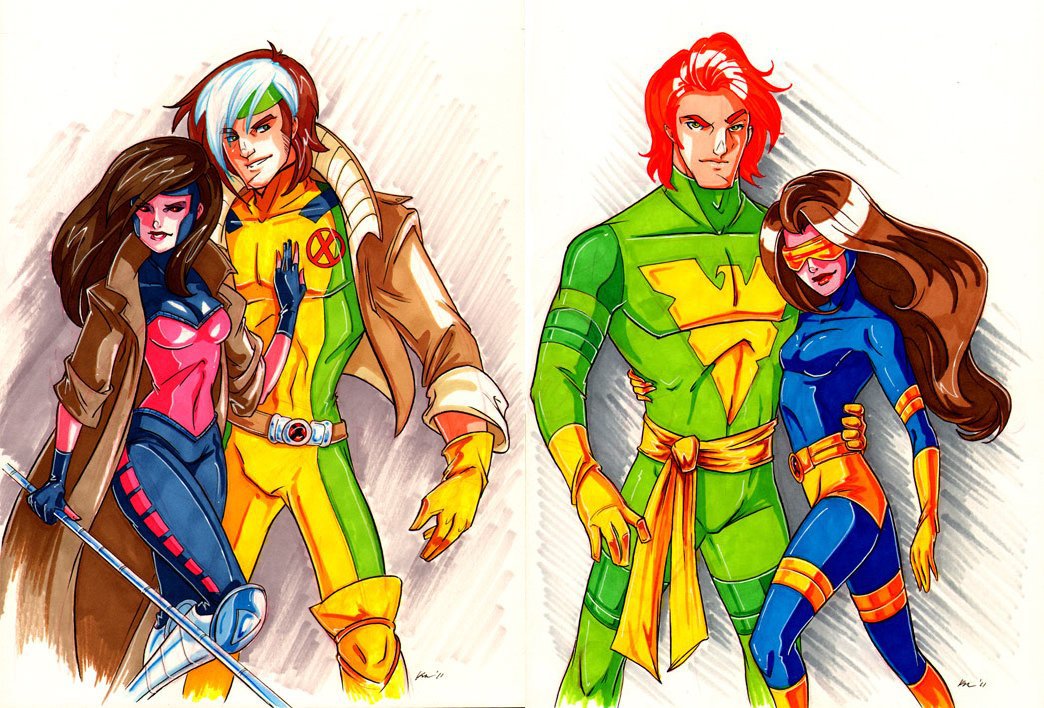 Genderbent X-Men Couples