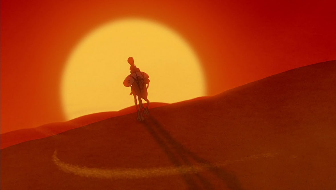 Aladdin is set in a post-apocalyptic future