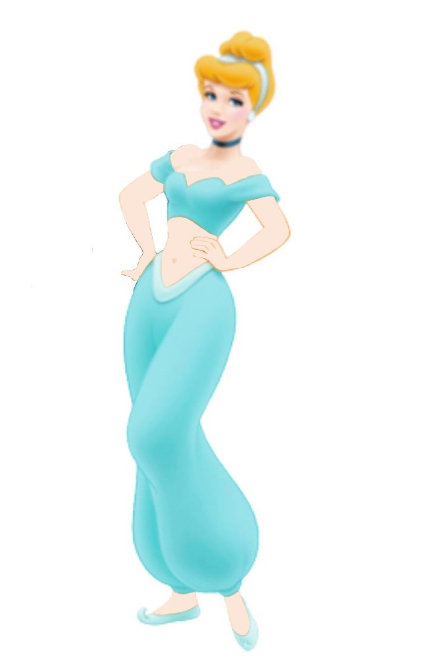 Cinderella in Jasmine’s Clothes