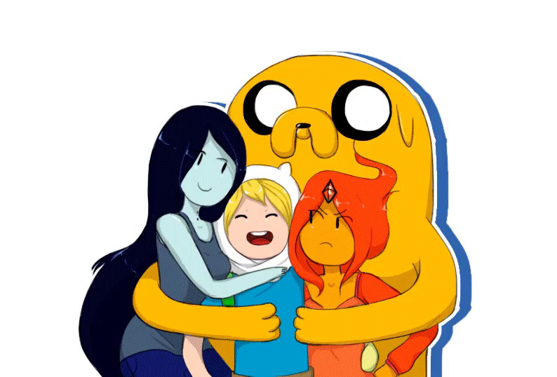 Finn and Marceline Grown Up