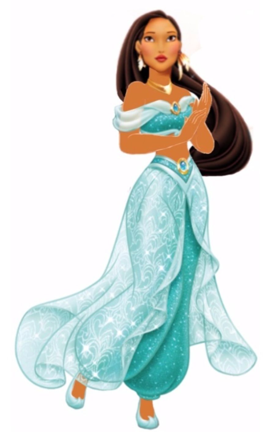 Pocahontas in Jasmine’s Clothes