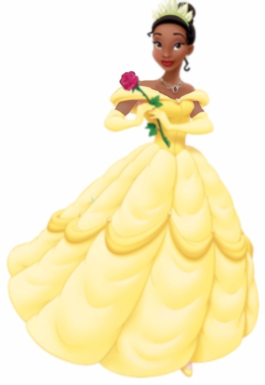 Tiana in Belle’s Dress