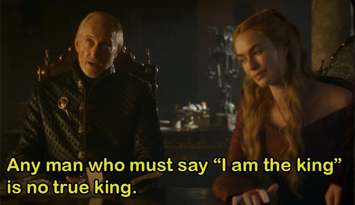 Tywin Lannister's Words