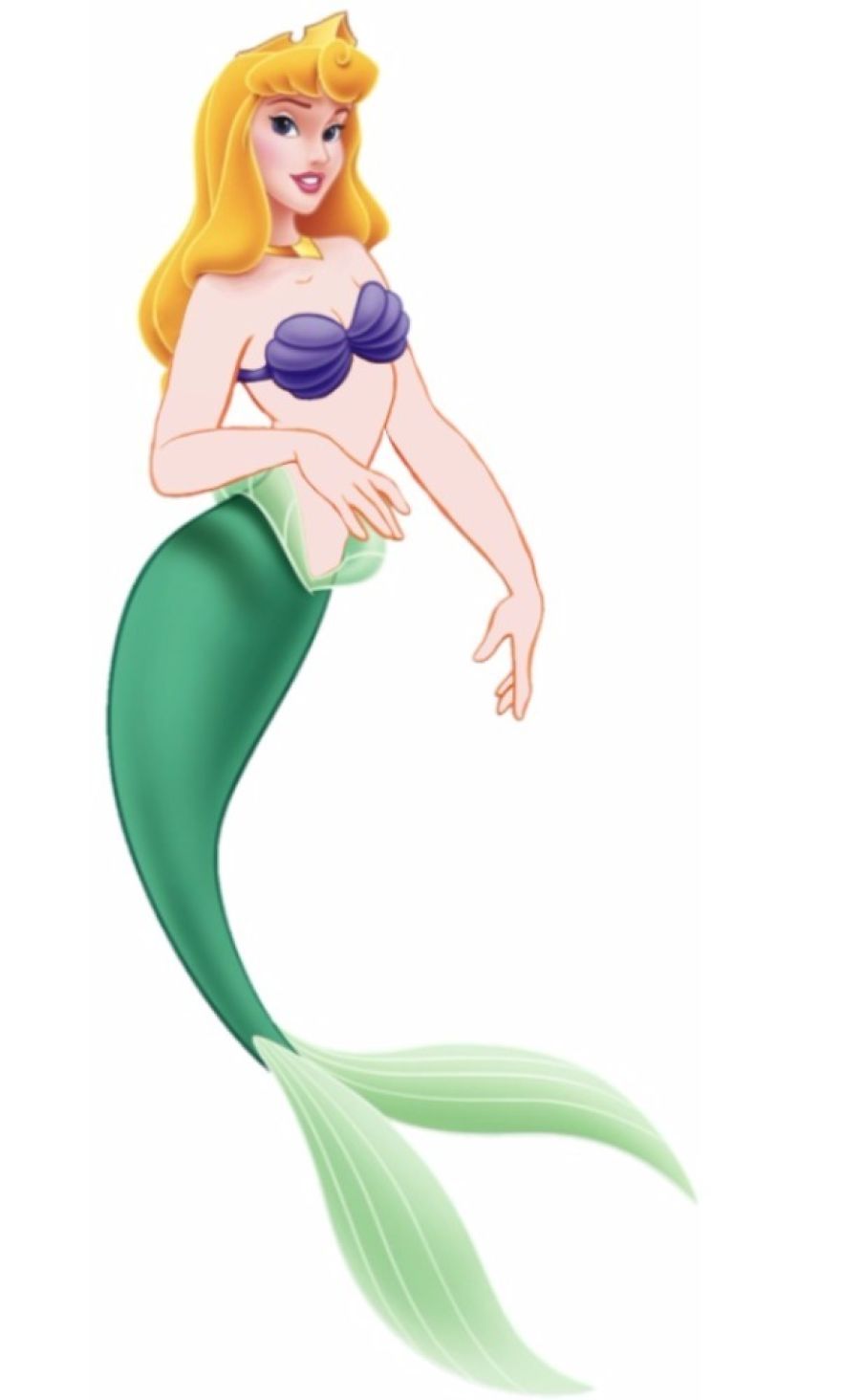 Aurora with Ariel’s Tail