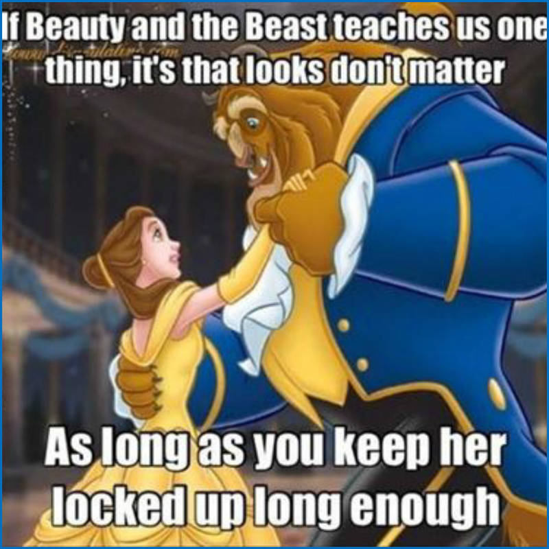 Long enough so she develops Stockholm syndrome