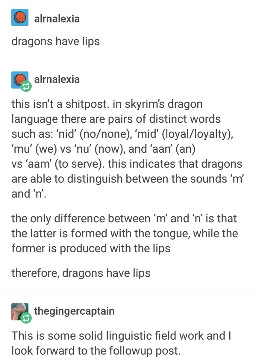 I never even knew that