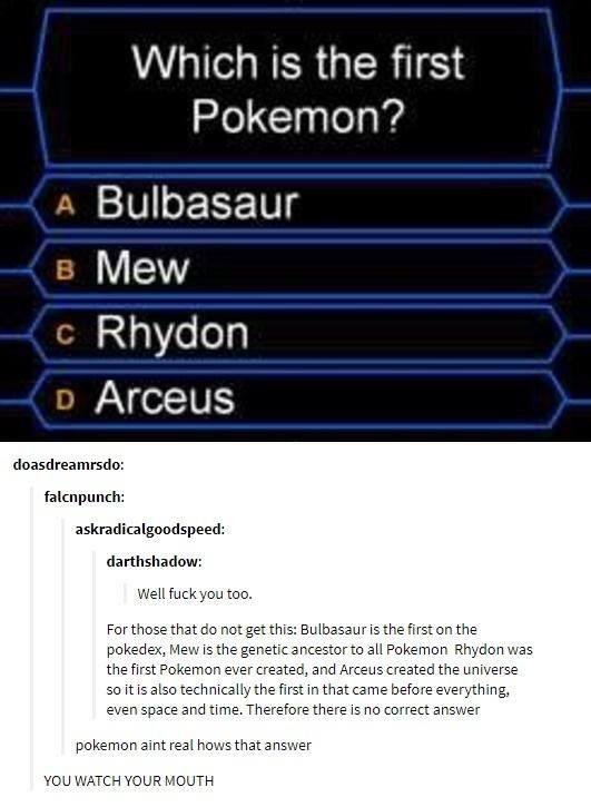 Of course, Pokemon is real