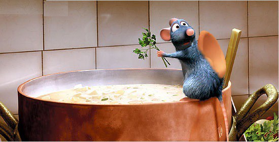 Remy is actually genetically altered rat