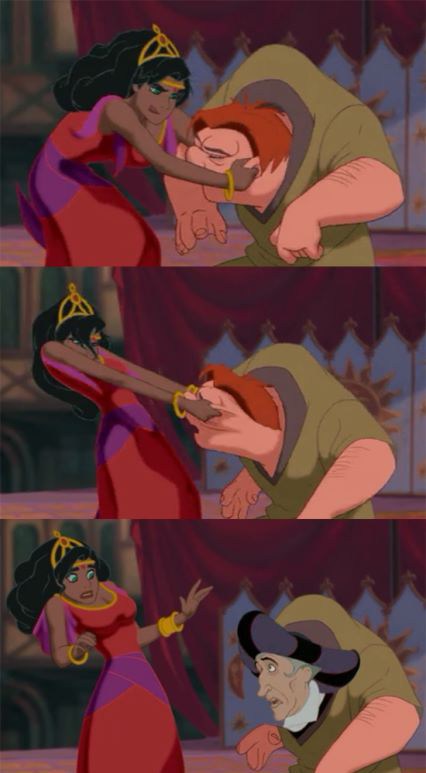 Quasimodo is actually Claude Frollo
