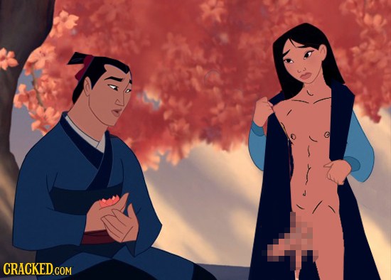 Mulans big reveal is quite the opposite