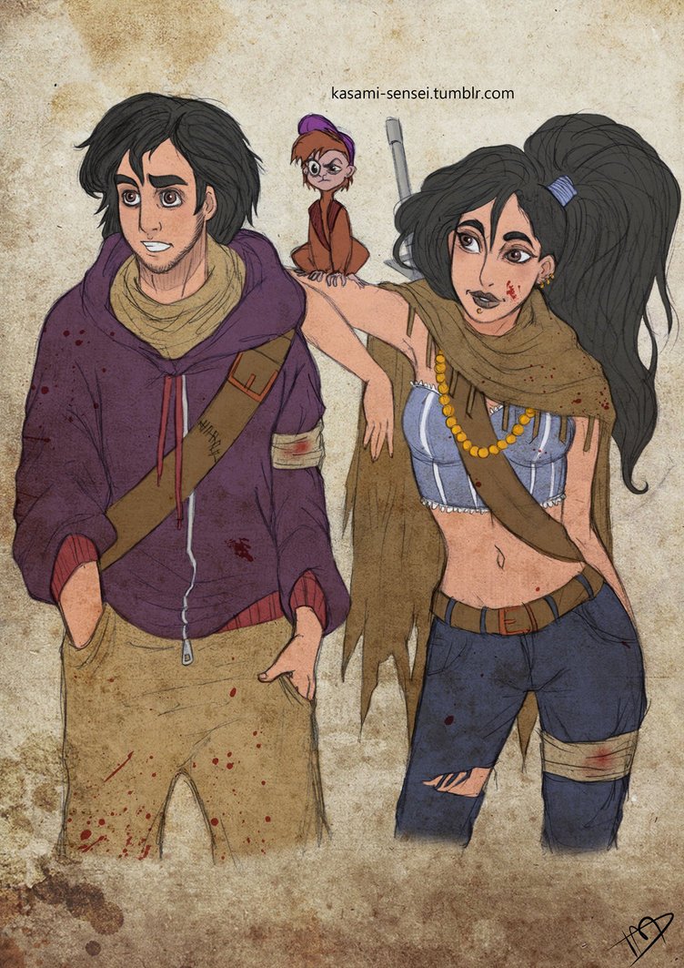 Aladdin, Jasmine And Abu