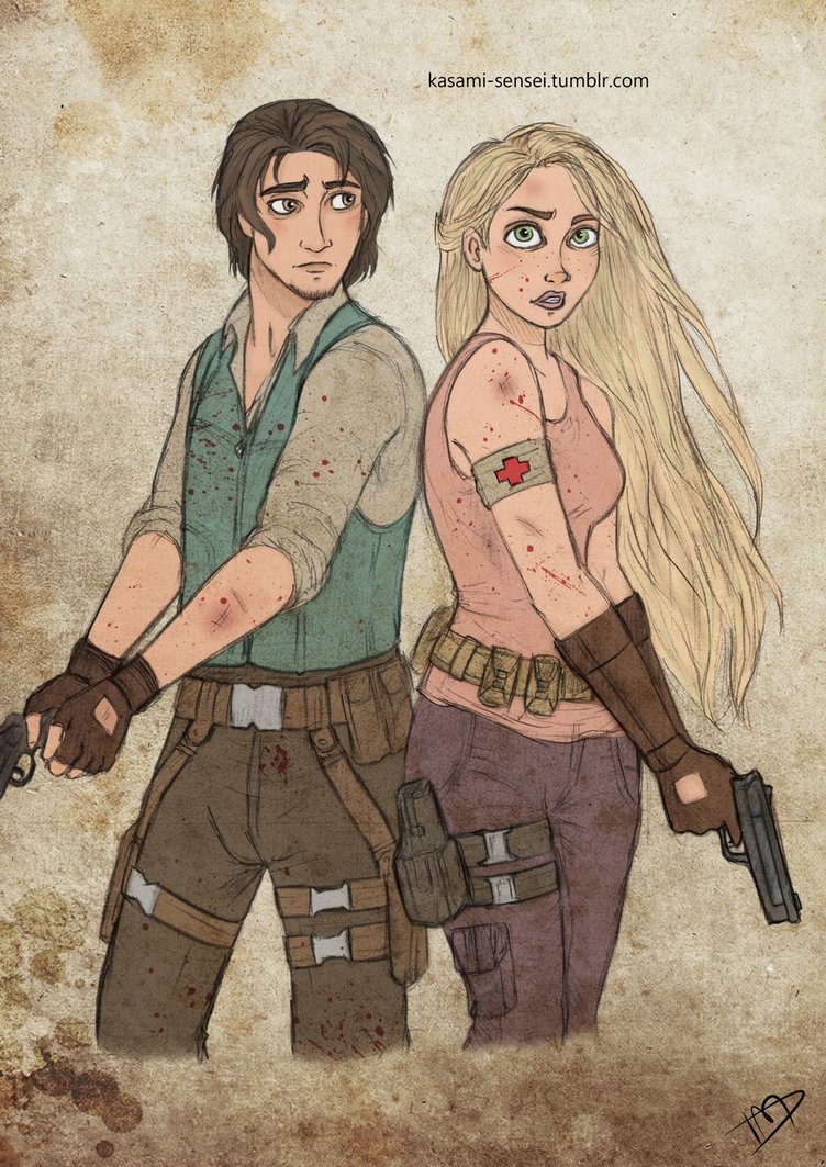 Rapunzel And Flynn Rider