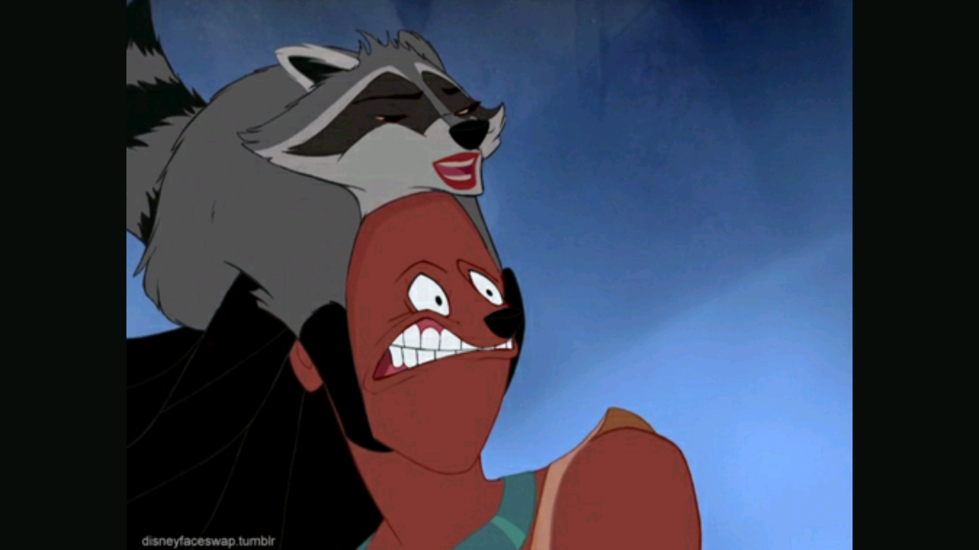 Pocahontas and Meeko Swap is an Eye-Sore