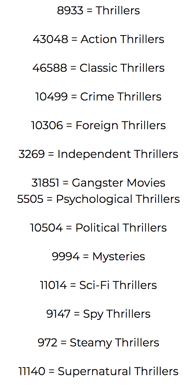 Thrillers