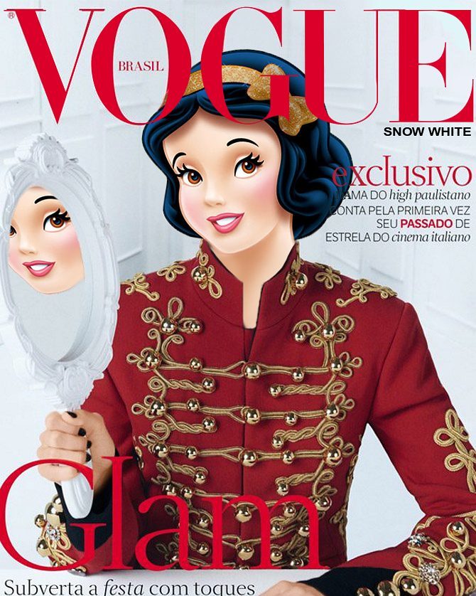 Snowwhite in red as Isabeli Fontana