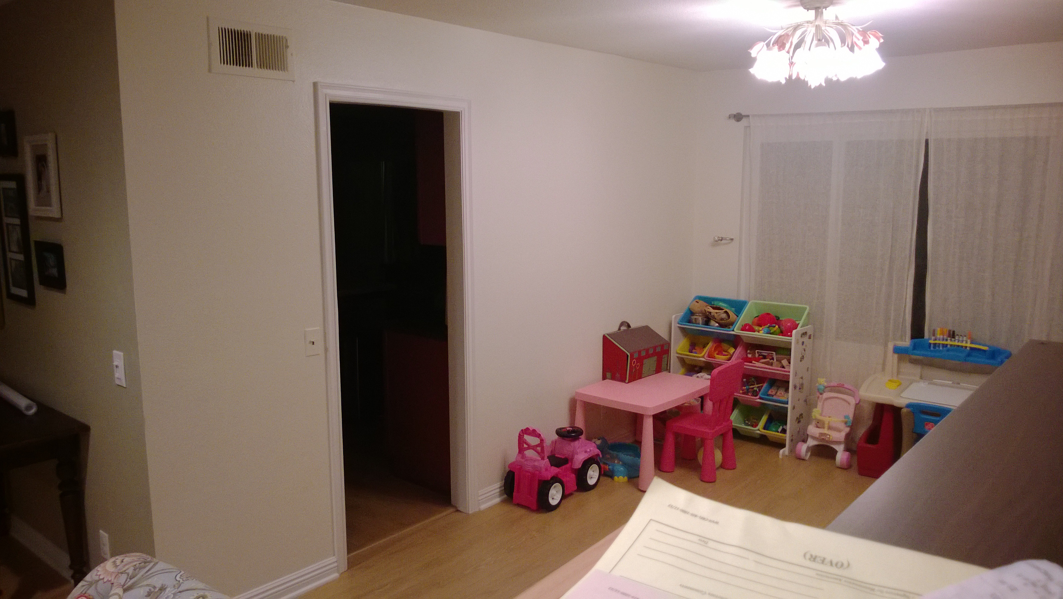 This is the Bare Wall of the Room Before the Painting