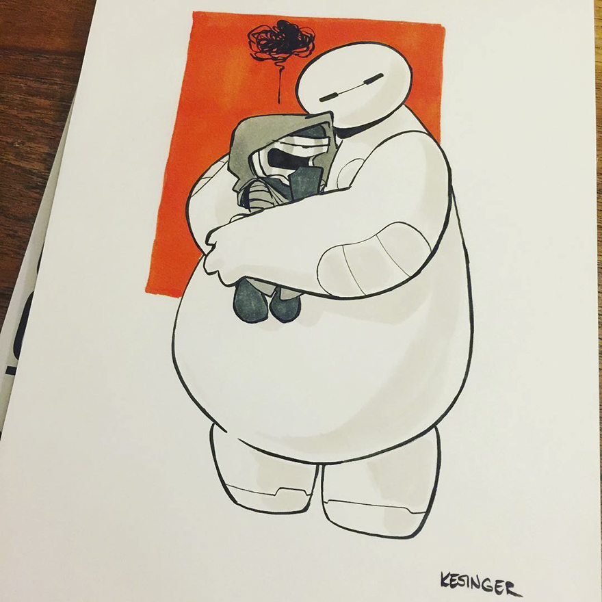 Baymax With His Hugs