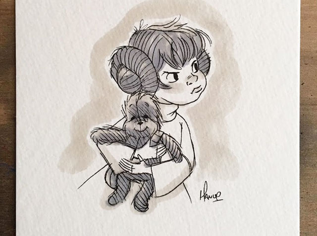 Leia Was Always a Feisty One
